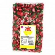 Kingsway Strawberry Liquorice Slices Flavour Sweets Bag 3kg